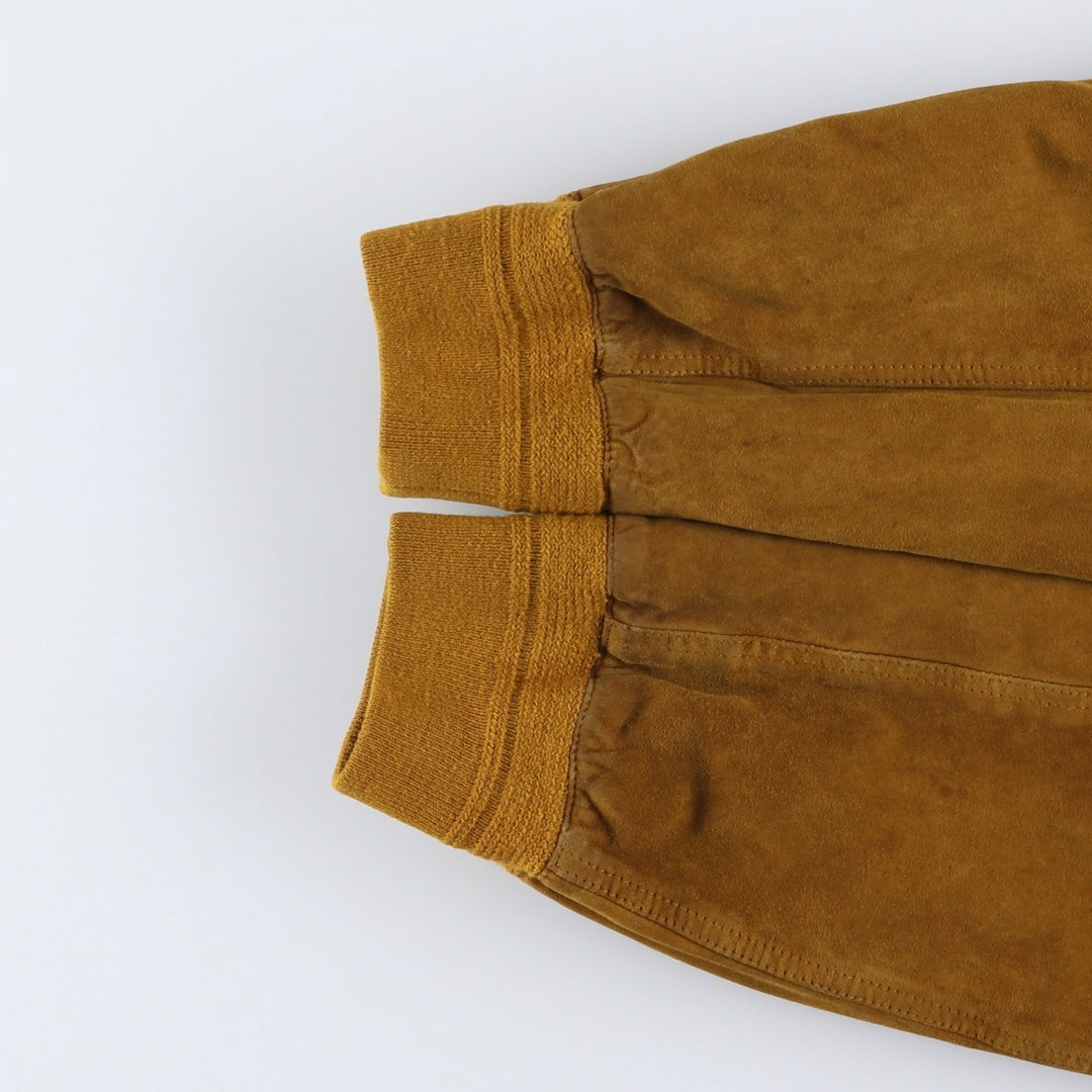 Vintage MEUCCI Balster Jacket in Suede and Leather Genuine Leather Suede Leather brown type Vintage Second Hand