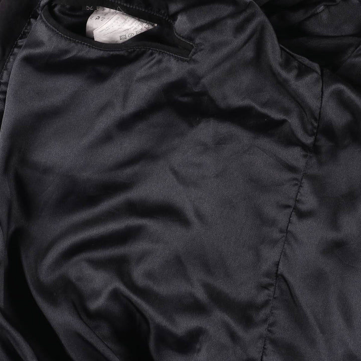 Balster Jacket Suede Leather Blouson M.FLUES Men's Size L Genuine Leather Suede Leather navy blue type Vintage Second Hand