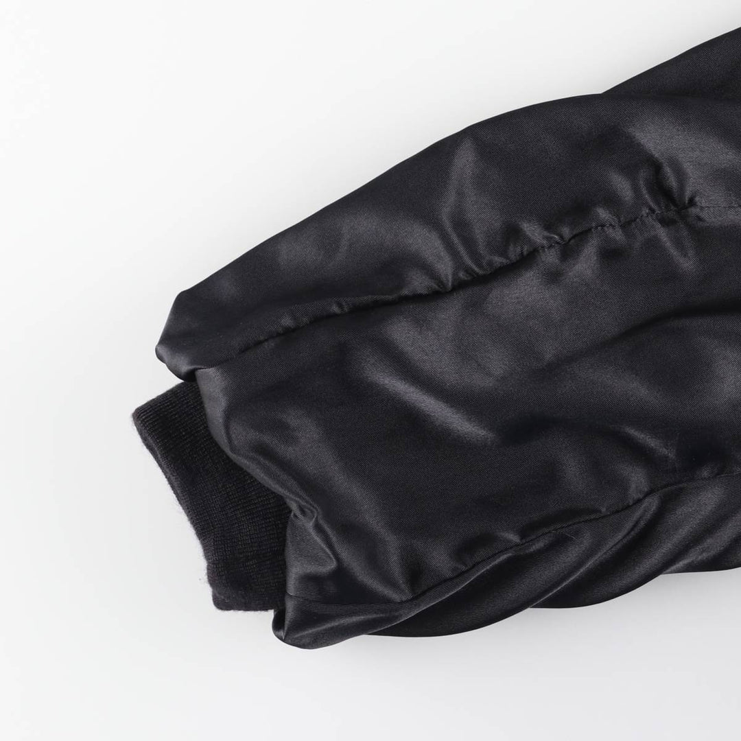 Balster Jacket Suede Leather Blouson M.FLUES Men's Size L Genuine Leather Suede Leather navy blue type Vintage Second Hand