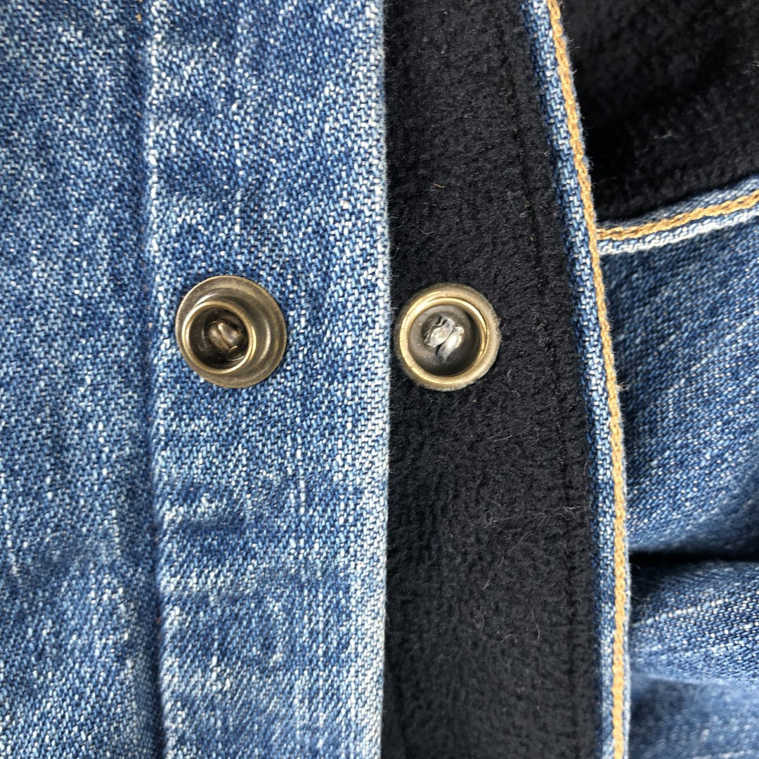 Carhartt long-sleeved denim shirt, men's size XL cotton blue type Vintage Second Hand