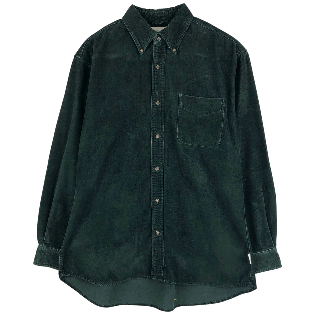 2000'S J.Crew long-sleeved button-down corduroy shirt, men's size M co –  vintage-clothing-store-jam