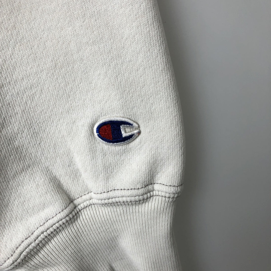 00'S Champion Premium Reverse Weave College Sweat Pullover Hoodie Men's XL unclear gray type Vintage Second Hand