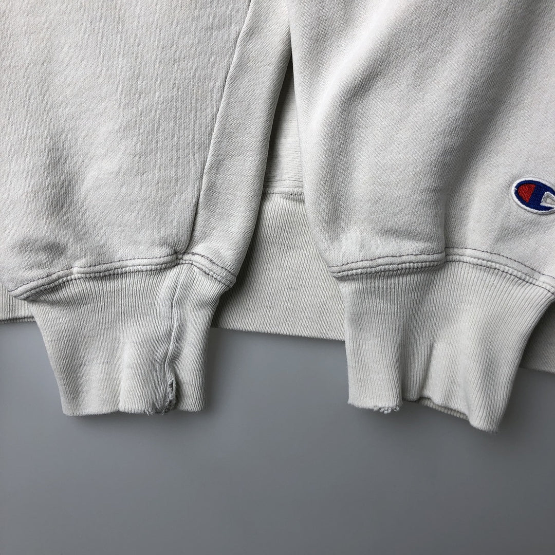00'S Champion Premium Reverse Weave College Sweat Pullover Hoodie Men's XL unclear gray type Vintage Second Hand