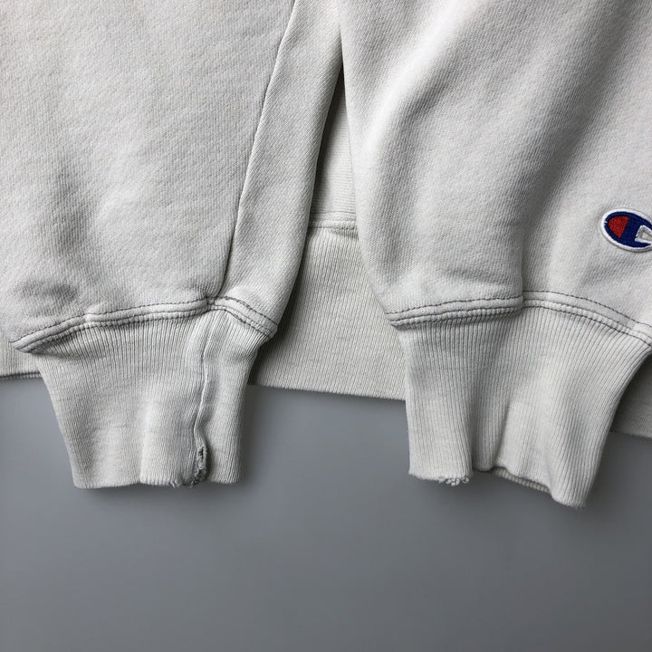 00'S Champion Premium Reverse Weave College Sweat Pullover Hoodie Men's XL unclear gray type Vintage Second Hand
