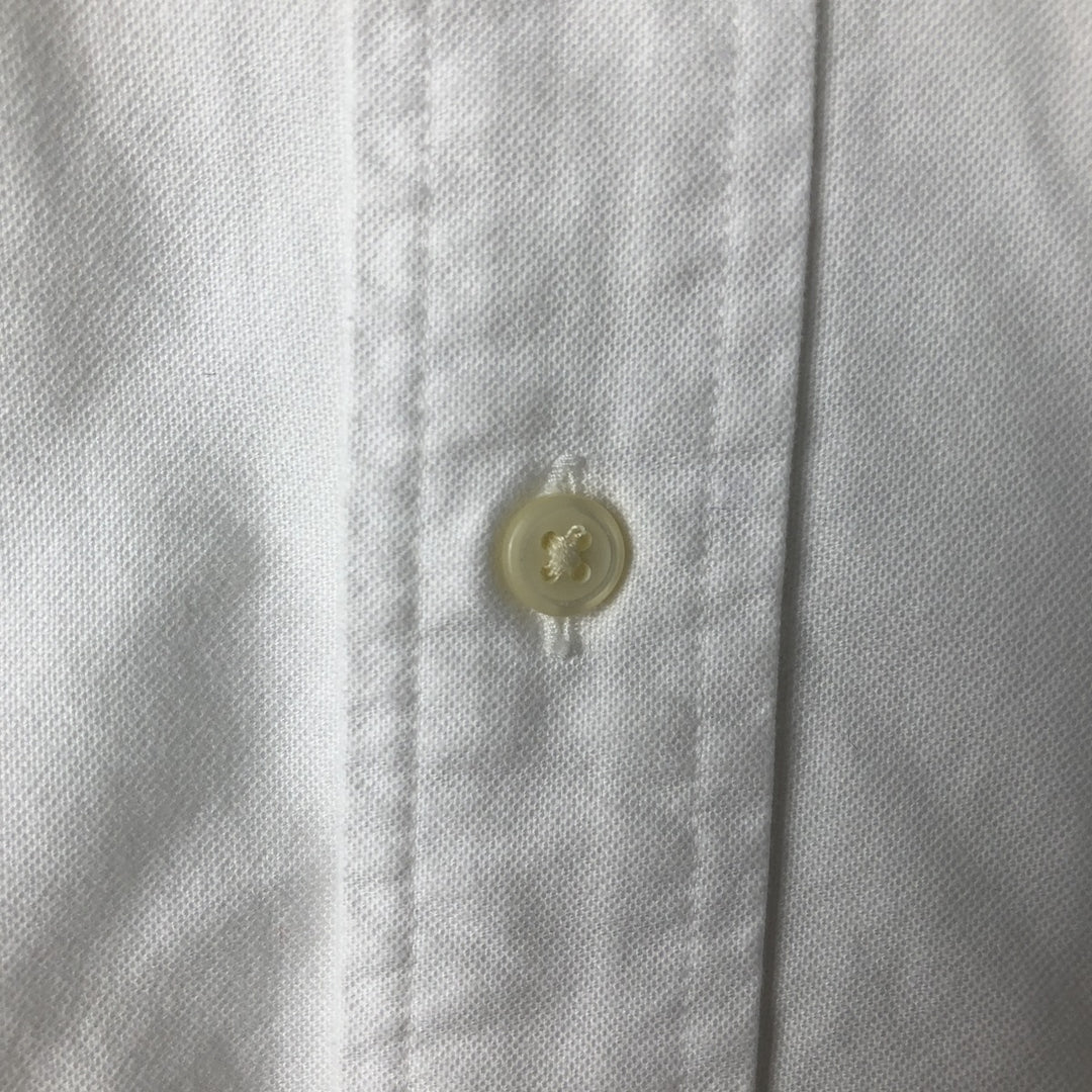 Ralph Lauren YARMOUTH long sleeve button down shirt, men's XL size cotton white type Vintage Second Hand