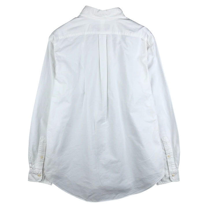 Ralph Lauren Classic Fit Long Sleeve Button Down Shirt, Men's Size L cotton white type Vintage Second Hand