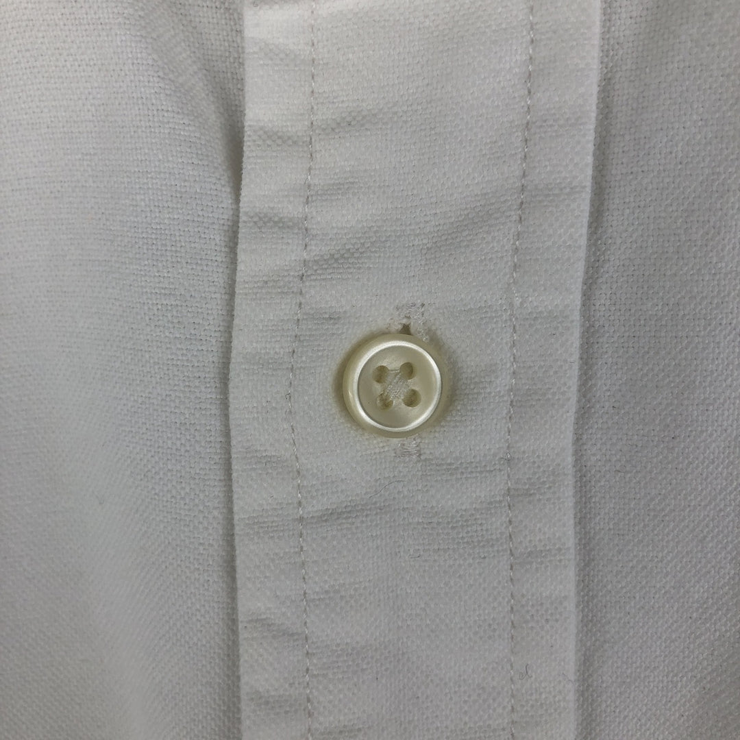 Ralph Lauren Classic Fit Long Sleeve Button Down Shirt, Men's Size L cotton white type Vintage Second Hand