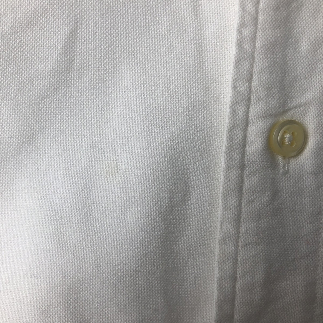 Ralph Lauren Classic Fit Long Sleeve Button Down Shirt, Men's Size L cotton white type Vintage Second Hand