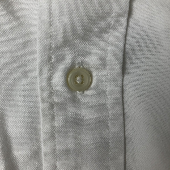 Ralph Lauren YARMOUTH long sleeve button down shirt, men's size L cotton white type Vintage Second Hand