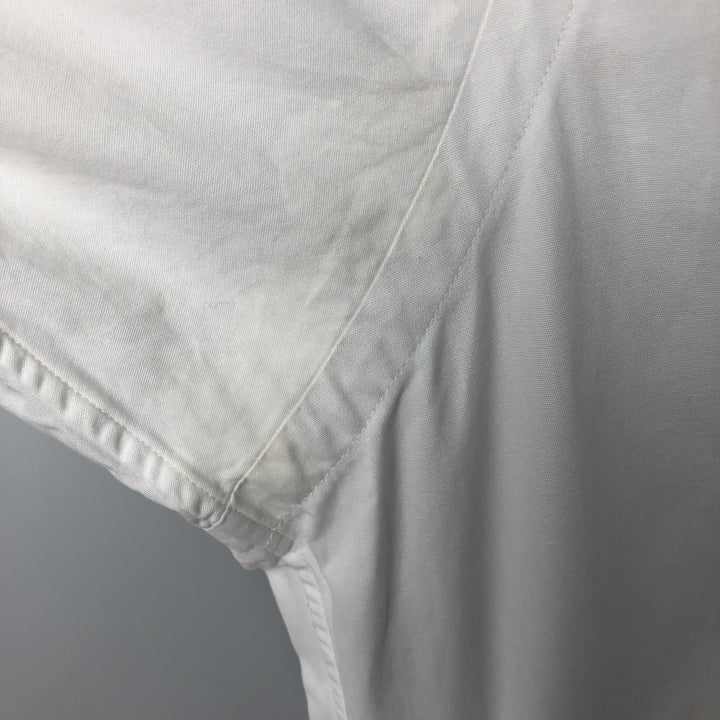 Ralph Lauren BLAKE long sleeve button down shirt, men's size L cotton white type Vintage Second Hand