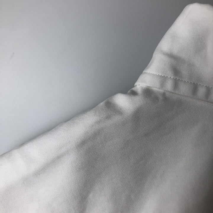 Ralph Lauren BLAKE long sleeve button down shirt, men's size L cotton white type Vintage Second Hand