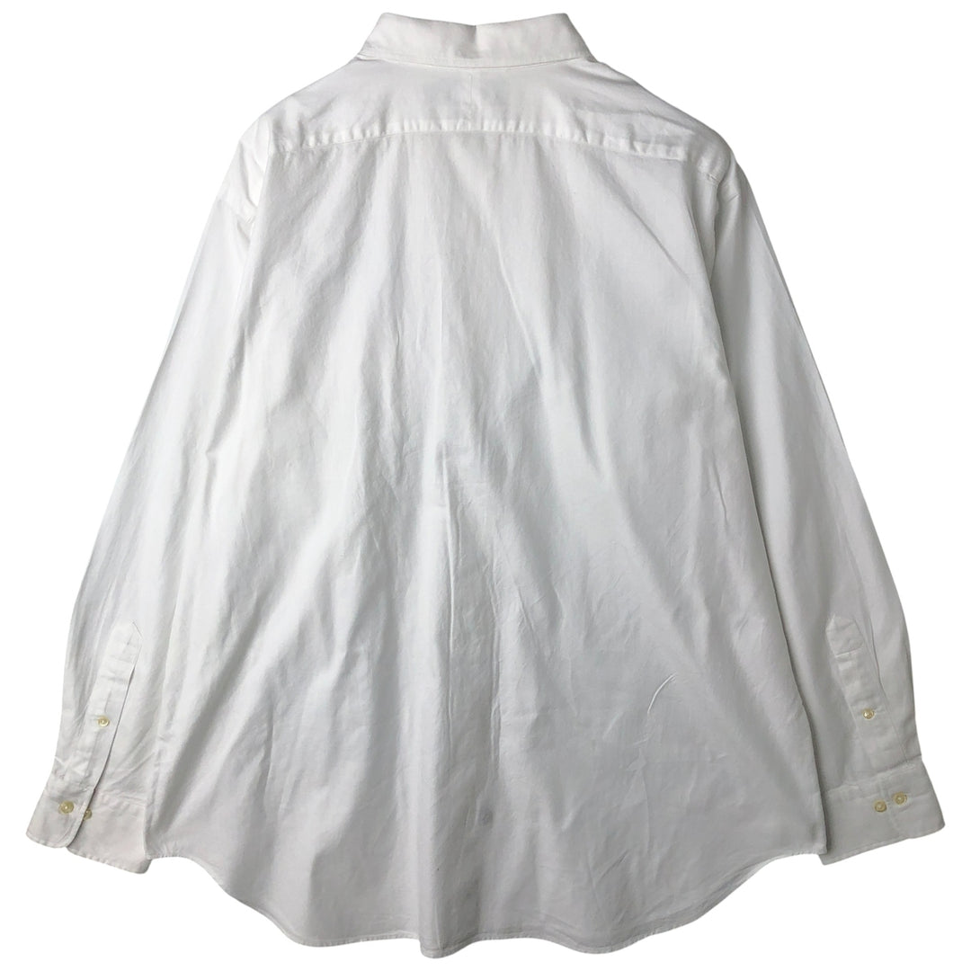 Ralph Lauren POLO by Ralph Lauren ANDREW long sleeve cotton shirt, men's XL size cotton white type Vintage Second Hand