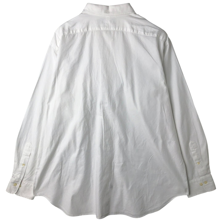 Ralph Lauren POLO by Ralph Lauren ANDREW long sleeve cotton shirt, men's XL size cotton white type Vintage Second Hand