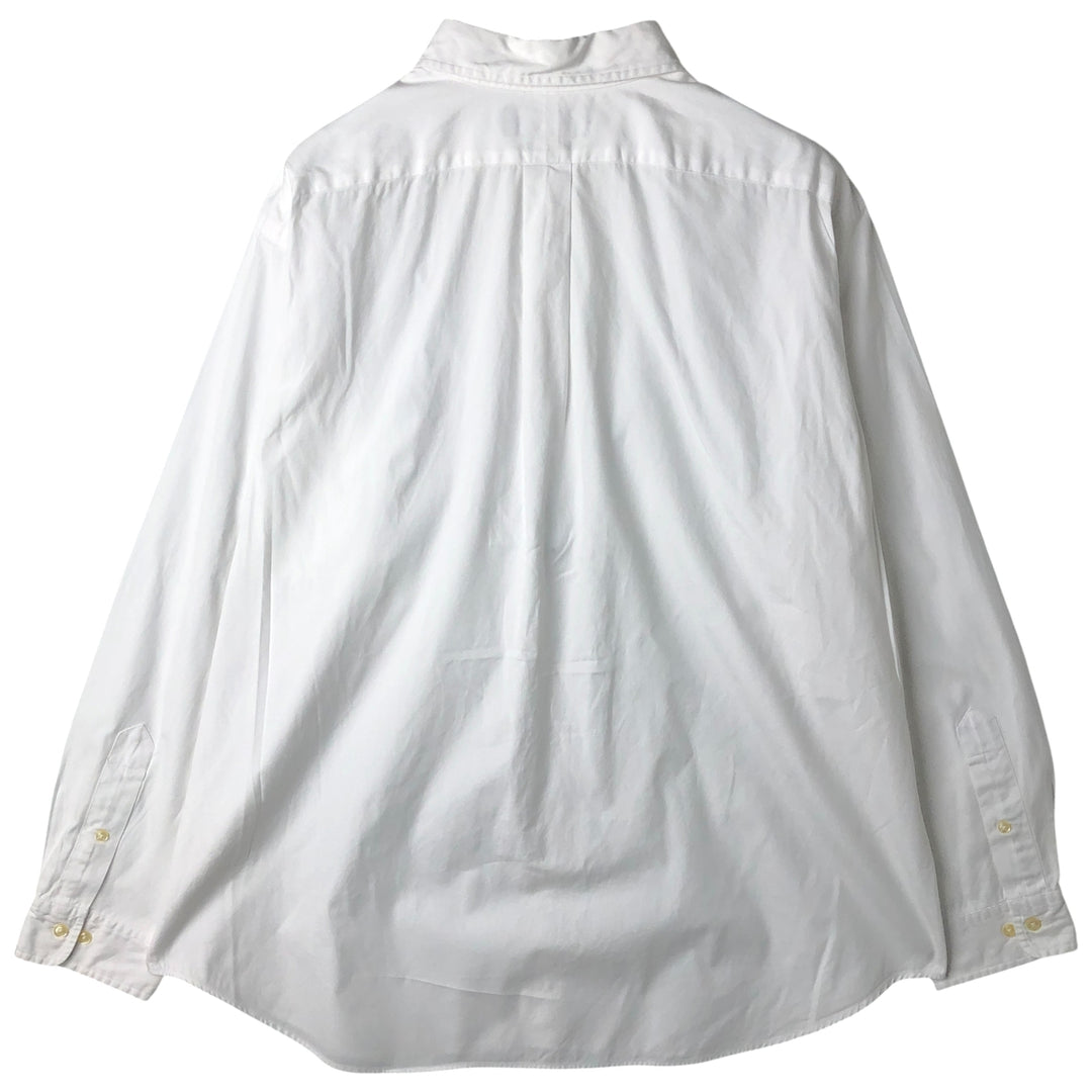 Ralph Lauren Classic Fit Long Sleeve Button Down Shirt Men's XL cotton white type Vintage Second Hand