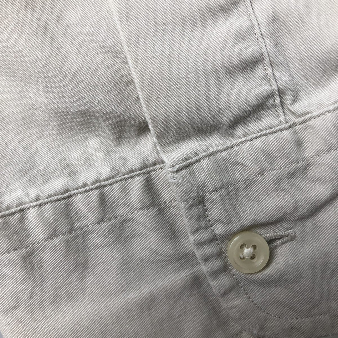Ralph Lauren BLAKE long sleeve button down shirt, men's size L cotton Beige type Vintage Second Hand