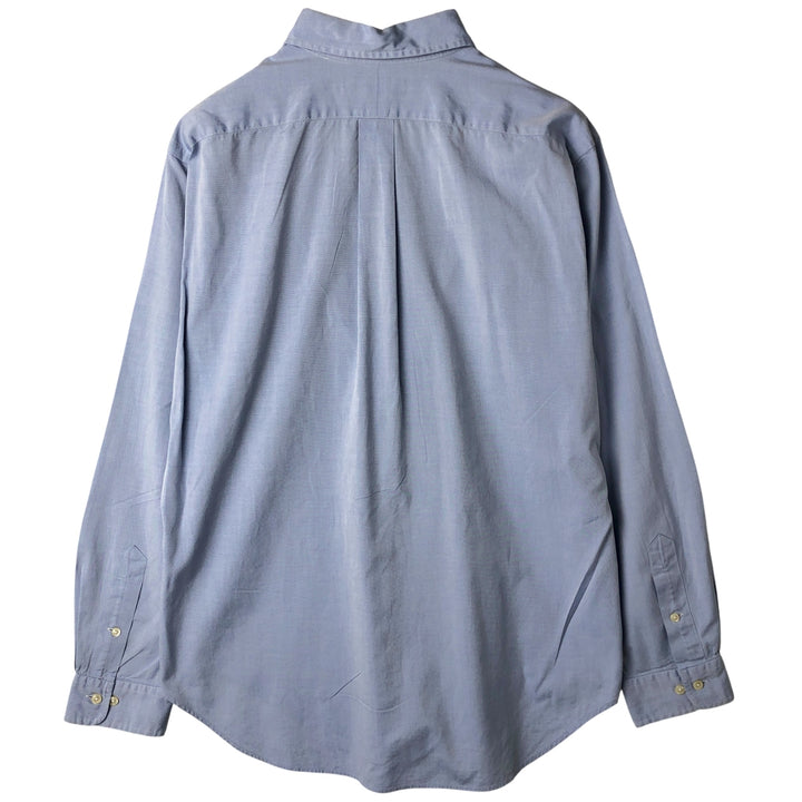Ralph Lauren Classic Fit Long Sleeve Button Down Shirt, Men's Size L cotton Blue type light blue Vintage Second Hand