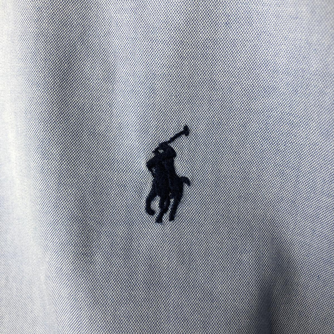Ralph Lauren Classic Fit Long Sleeve Button Down Shirt, Men's Size L cotton Blue type light blue Vintage Second Hand