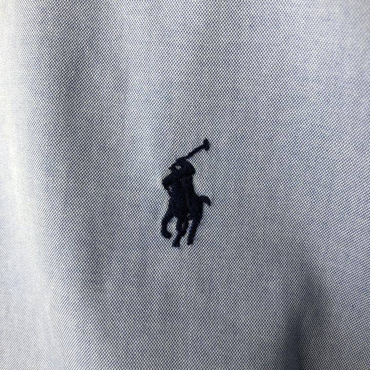 Ralph Lauren Classic Fit Long Sleeve Button Down Shirt, Men's Size L cotton Blue type light blue Vintage Second Hand