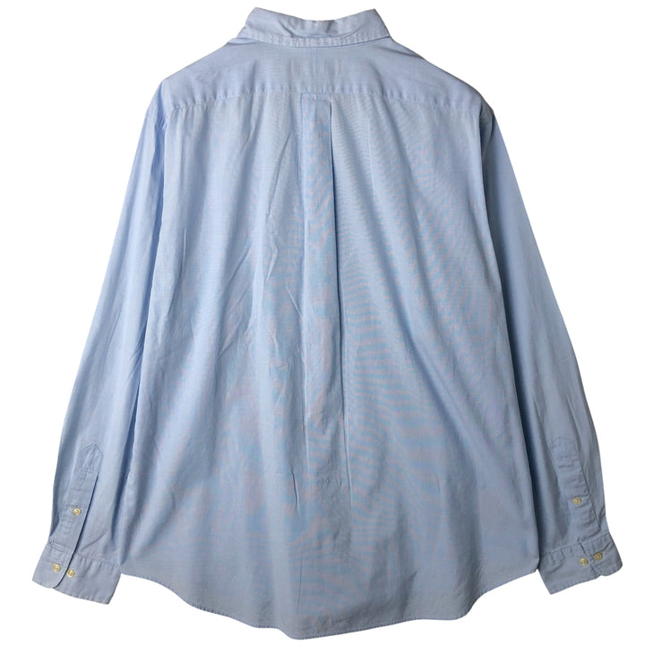 Ralph Lauren Classic Fit Long Sleeve Button Down Shirt, Men's Size L cotton Blue type light blue Vintage Second Hand