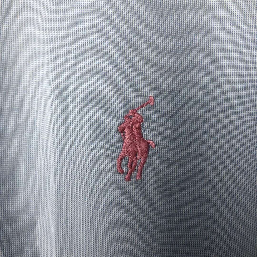 Ralph Lauren Classic Fit Long Sleeve Button Down Shirt, Men's Size L cotton Blue type light blue Vintage Second Hand