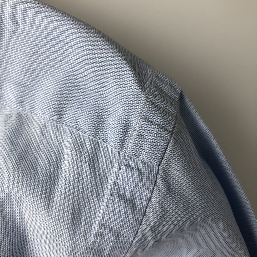 Ralph Lauren Classic Fit Long Sleeve Button Down Shirt, Men's Size L cotton Blue type light blue Vintage Second Hand