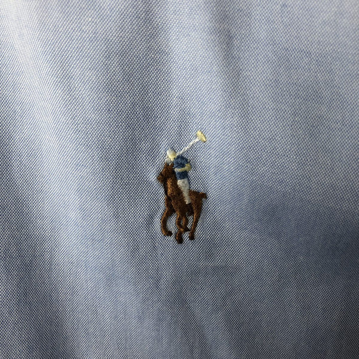 Ralph Lauren Classic Fit Long Sleeve Button Down Shirt Men's XL cotton Blue type light blue Vintage Second Hand