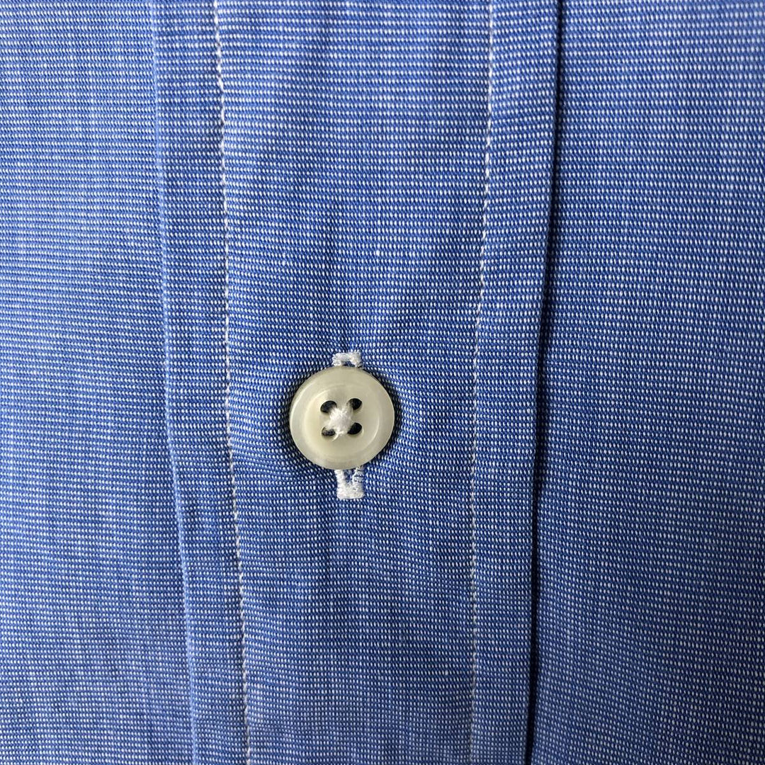 Ralph Lauren POLO by Ralph Lauren LOWELL long sleeve cotton shirt, men's size L cotton blue type Vintage Second Hand