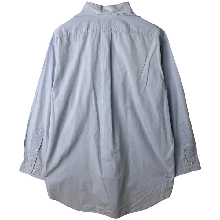 Ralph Lauren YARMOUTH long sleeve button down shirt, men's size L cotton Blue type light blue Vintage Second Hand