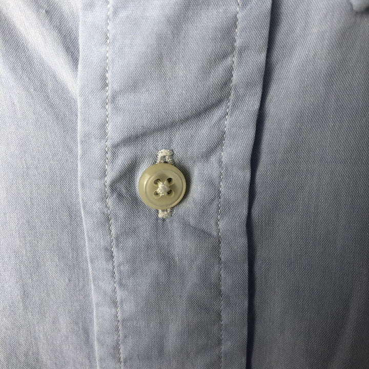 Ralph Lauren YARMOUTH long sleeve button down shirt, men's size L cotton Blue type light blue Vintage Second Hand