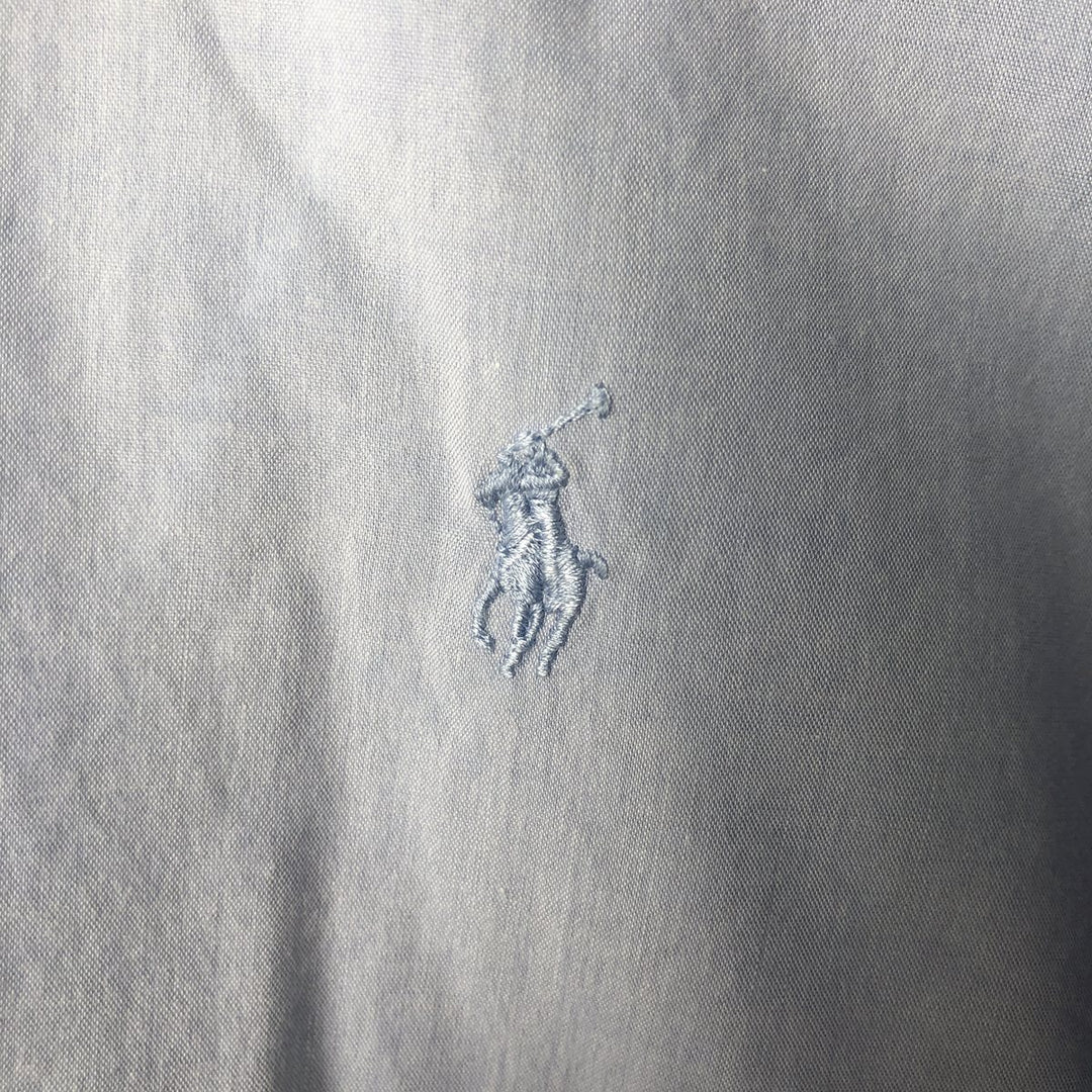 Ralph Lauren YARMOUTH long sleeve button down shirt, men's size L cotton Blue type light blue Vintage Second Hand