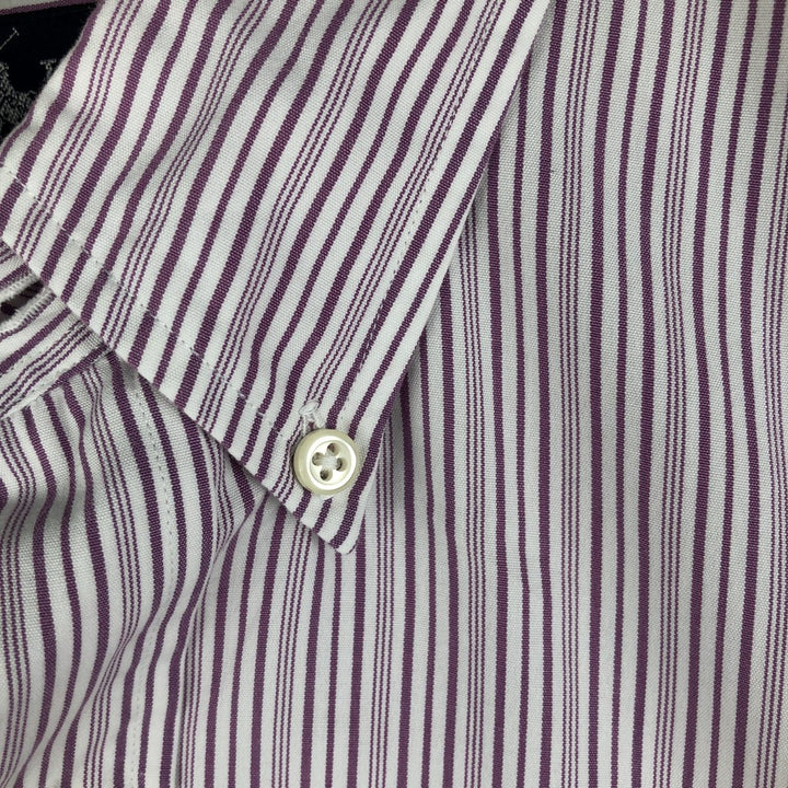 Ralph Lauren BLAKE long sleeve button-down striped shirt, men's size XL cotton white type Vintage Second Hand