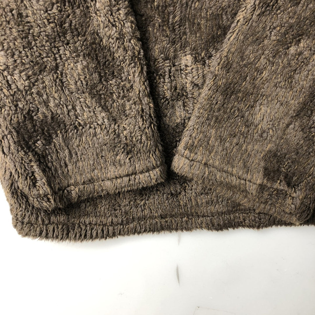 Timberline Colorado Skipper Neck Fleece Pullover, Made in USA, Men's XL polyester brown type Vintage Second Hand