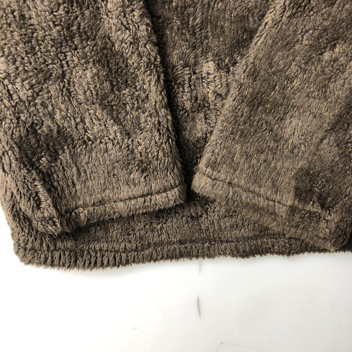 Timberline Colorado Skipper Neck Fleece Pullover, Made in USA, Men's XL polyester brown type Vintage Second Hand