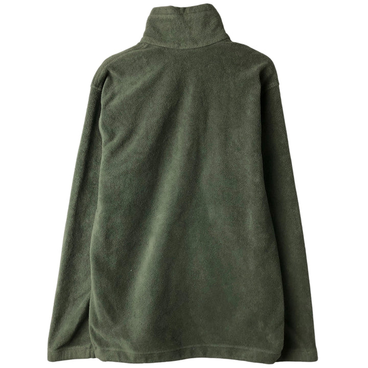 2000'S Columbia fleece jacket, men's size L polyester Khaki type Vintage Second Hand