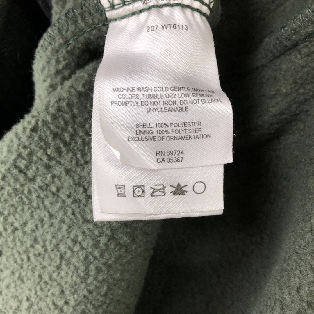 2000'S Columbia fleece jacket, men's size L polyester Khaki type Vintage Second Hand