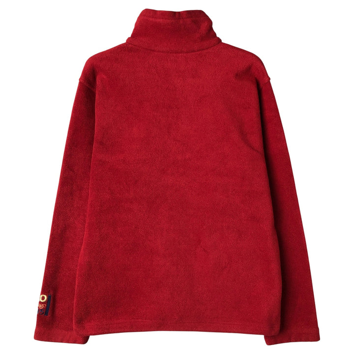 Columbia fleece jacket, men's size S polyester red type Vintage Second Hand