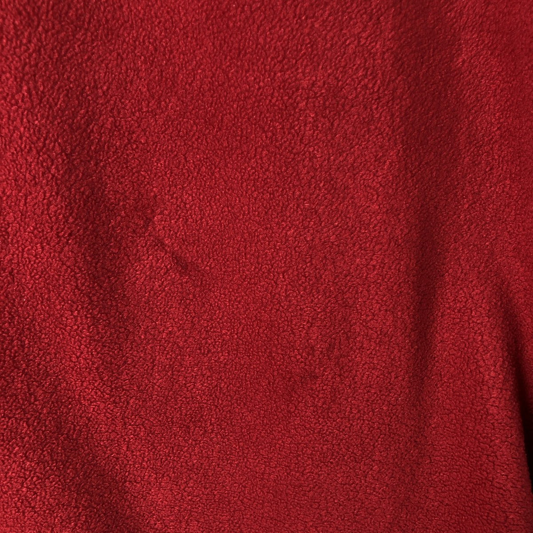 Columbia fleece jacket, men's size S polyester red type Vintage Second Hand