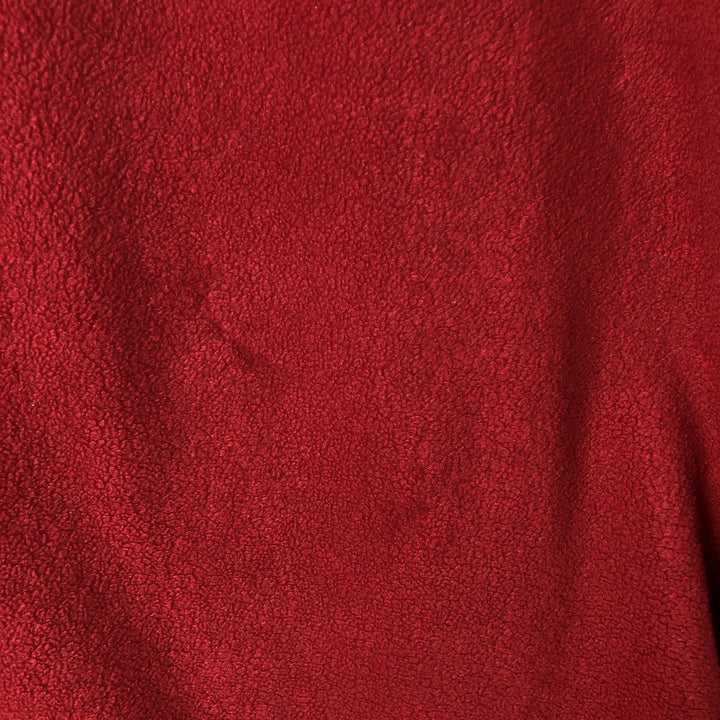 Columbia fleece jacket, men's size S polyester red type Vintage Second Hand