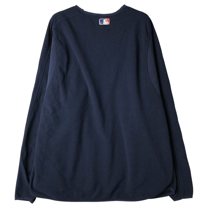 Majestic MLB Boston Red Sox Fleece T-Shirt, Men's XL polyester navy blue type Vintage Second Hand