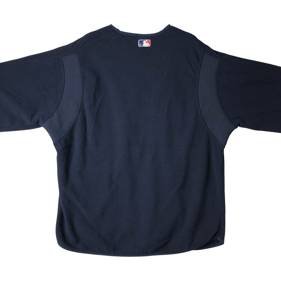 Majestic MLB Boston Red Sox Fleece T-Shirt, Men's XL polyester navy blue type Vintage Second Hand
