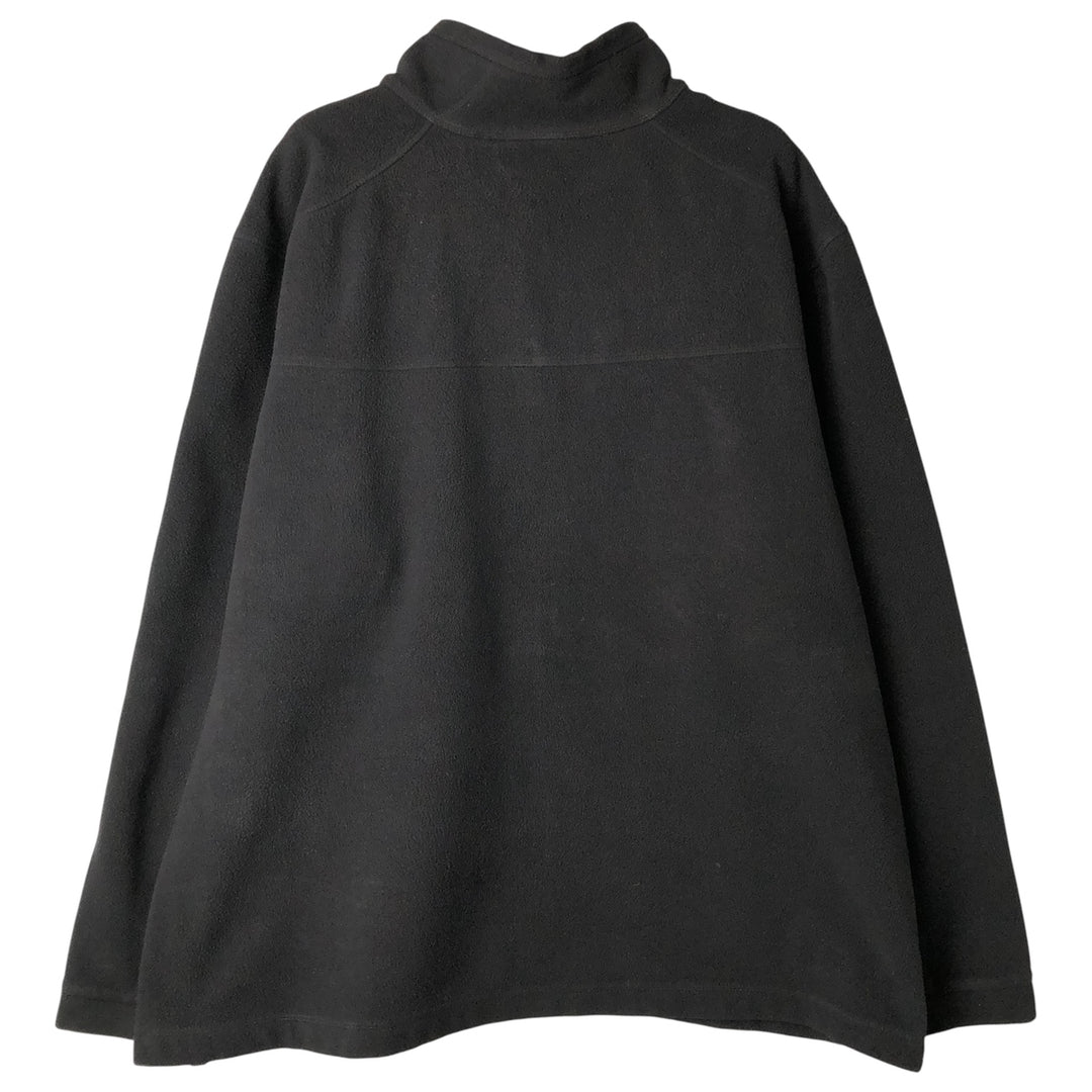 Eddie Bauer Men's Oversized Fleece Jacket (XXXL) polyester black type Vintage Second Hand