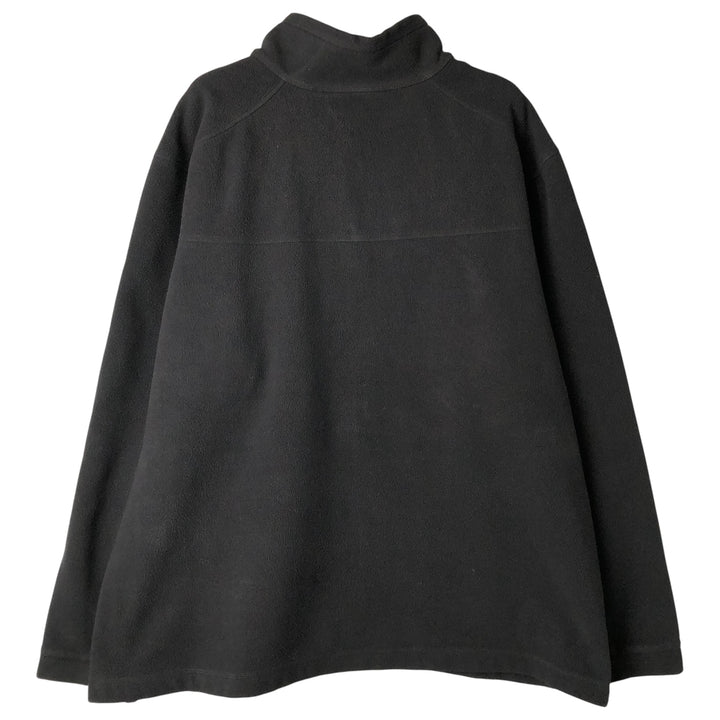 Eddie Bauer Men's Oversized Fleece Jacket (XXXL) polyester black type Vintage Second Hand