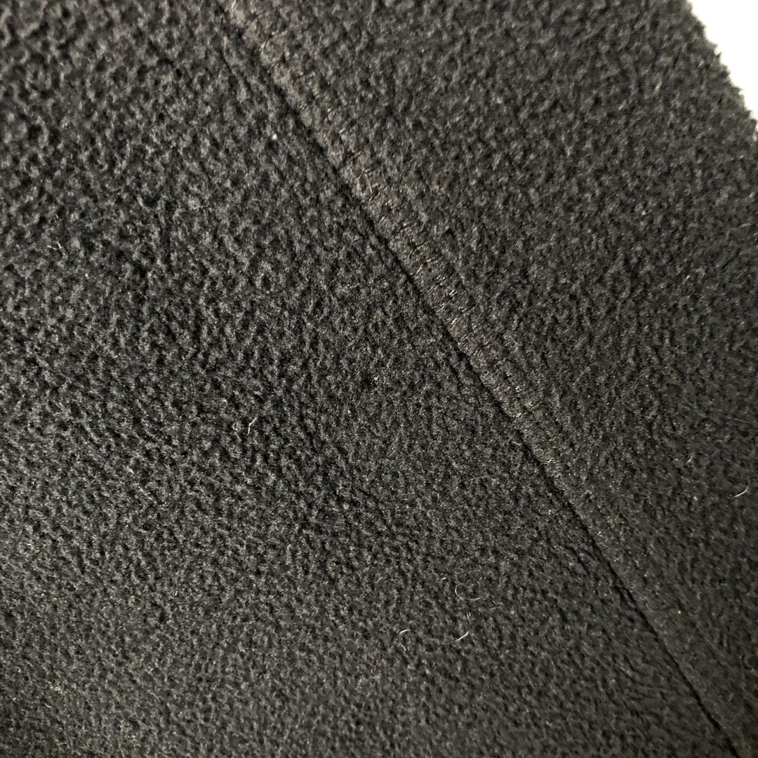 Eddie Bauer Men's Oversized Fleece Jacket (XXXL) polyester black type Vintage Second Hand