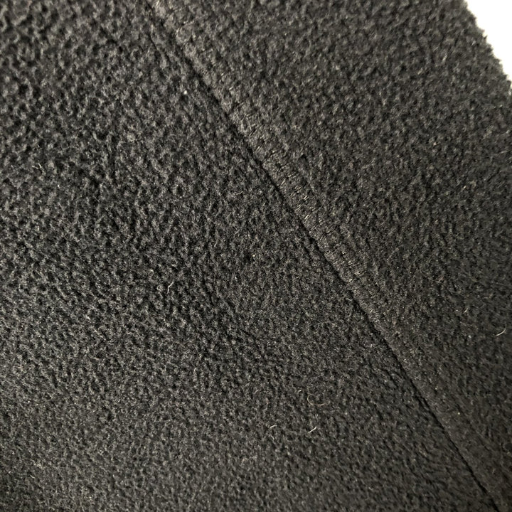 Eddie Bauer Men's Oversized Fleece Jacket (XXXL) polyester black type Vintage Second Hand
