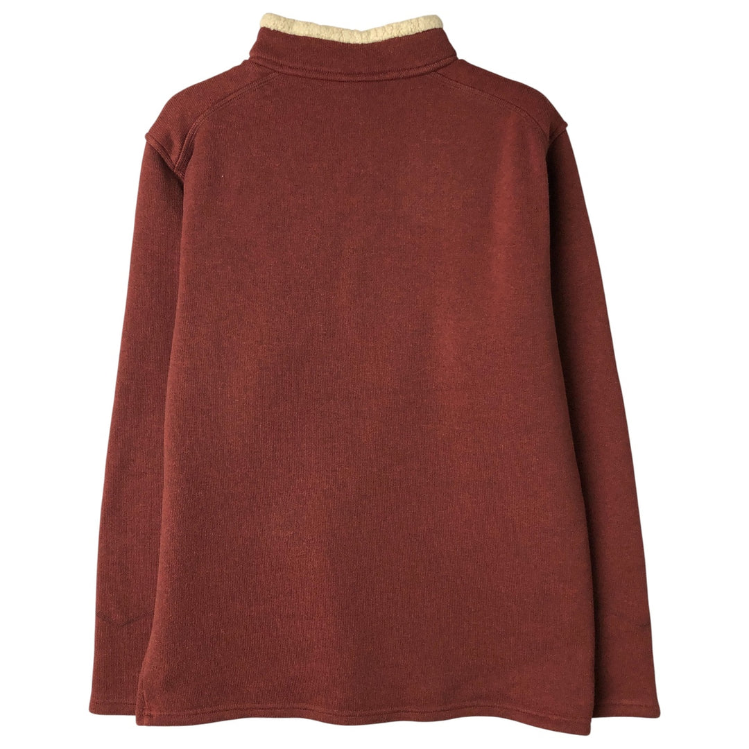 Columbia Half-Zip Fleece Pullover, Men's Size L polyester red type Vintage Second Hand