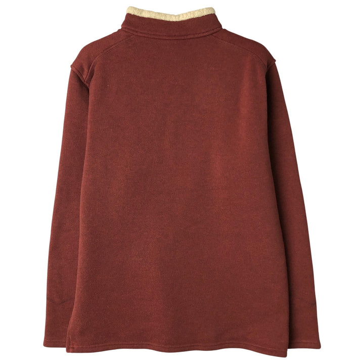 Columbia Half-Zip Fleece Pullover, Men's Size L polyester red type Vintage Second Hand