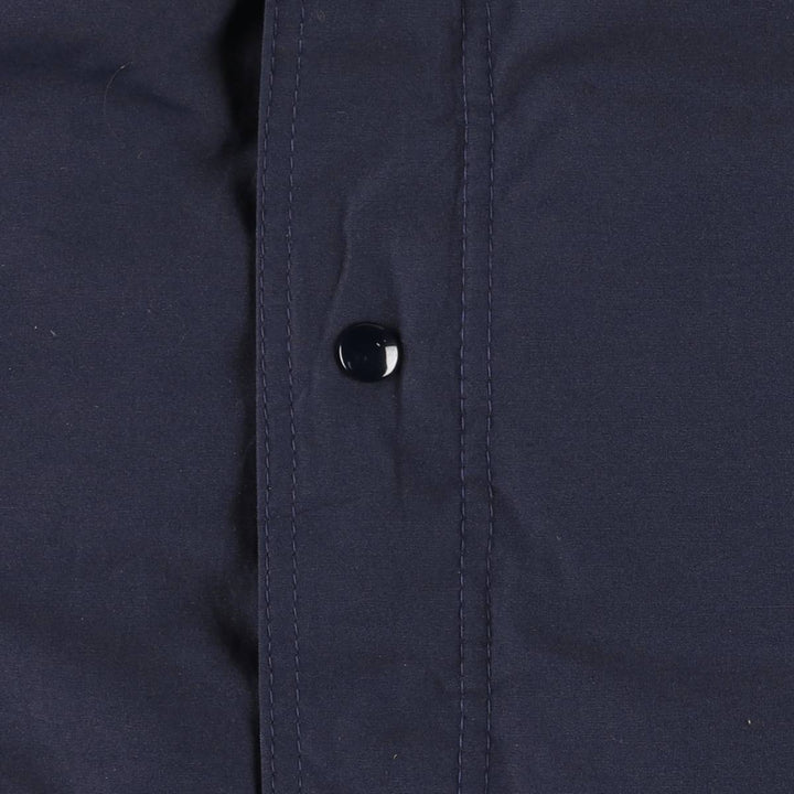SCHOTT DOWN Hooded Goose Down Jacket, Made in USA, Men's Size Small Goose down (insulation) navy blue type Vintage Second Hand