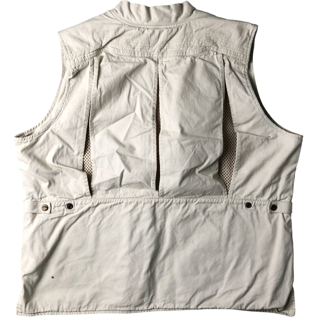 90'S Walt Disney World Kilimanjaro Safari Vest, Men's, Size L, Vintage cotton ivory Vintage Second Hand