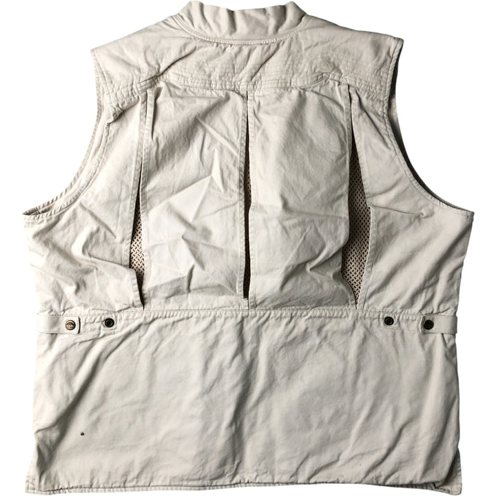 90'S Walt Disney World Kilimanjaro Safari Vest, Men's, Size L, Vintage cotton ivory Vintage Second Hand
