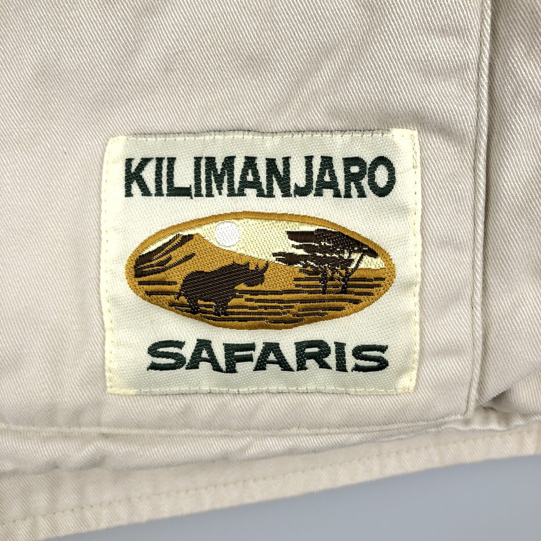 90'S Walt Disney World Kilimanjaro Safari Vest, Men's, Size L, Vintage cotton ivory Vintage Second Hand